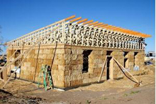 casa fardos de paja en stepienybarno
