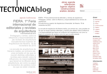 feria internacional de editoriales y revistas de arquiectura tectonica en stepienybarno 350
