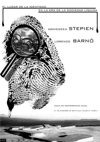 cartel conferencia Stepien-Barnó escuela de arquitectura de malaga 350