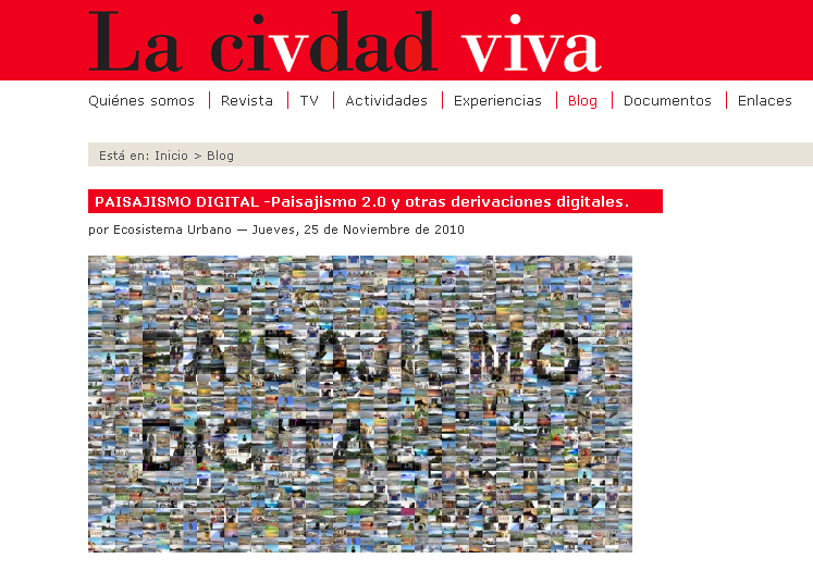 paisajismo digital Lluís Sabadell Artiga para Ecosistema Urbano para el blog La Ciudad Viva. en stepienybarno