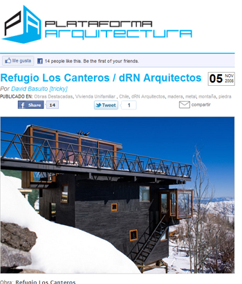 Refugio Los Canteros  dRN Arquitectos en stepienybarno