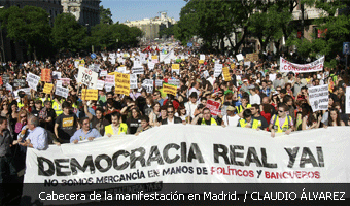 democraciareal democracia real ya spanishrevolution 15M acampadasoll. en stepienybarno 350