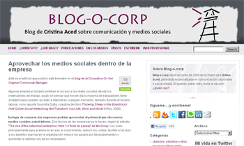 APROVECHAR LOS MEDIOS SOCIALES DENTRO DE LA EMPRESA Desde @blogocorp   en stepienybarno