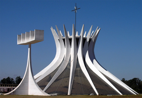 1. Catedral metropolitana Niemeyer Brasil Brasilia  Oscar Niemeyer _ muerte aniversario _ stepienybarno