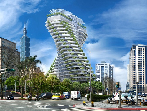 9. vincent callebaut   ‘agora tower’ by vincent callebaut architectures, taipei, taiwan