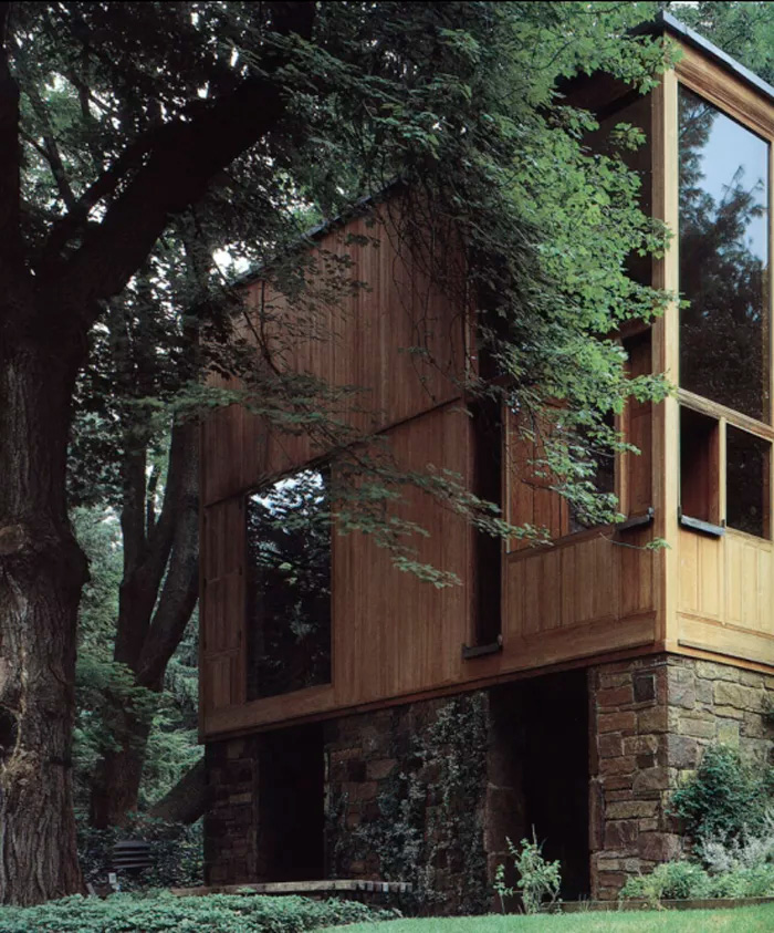 Interno della casa di Louis Kahn Fisher