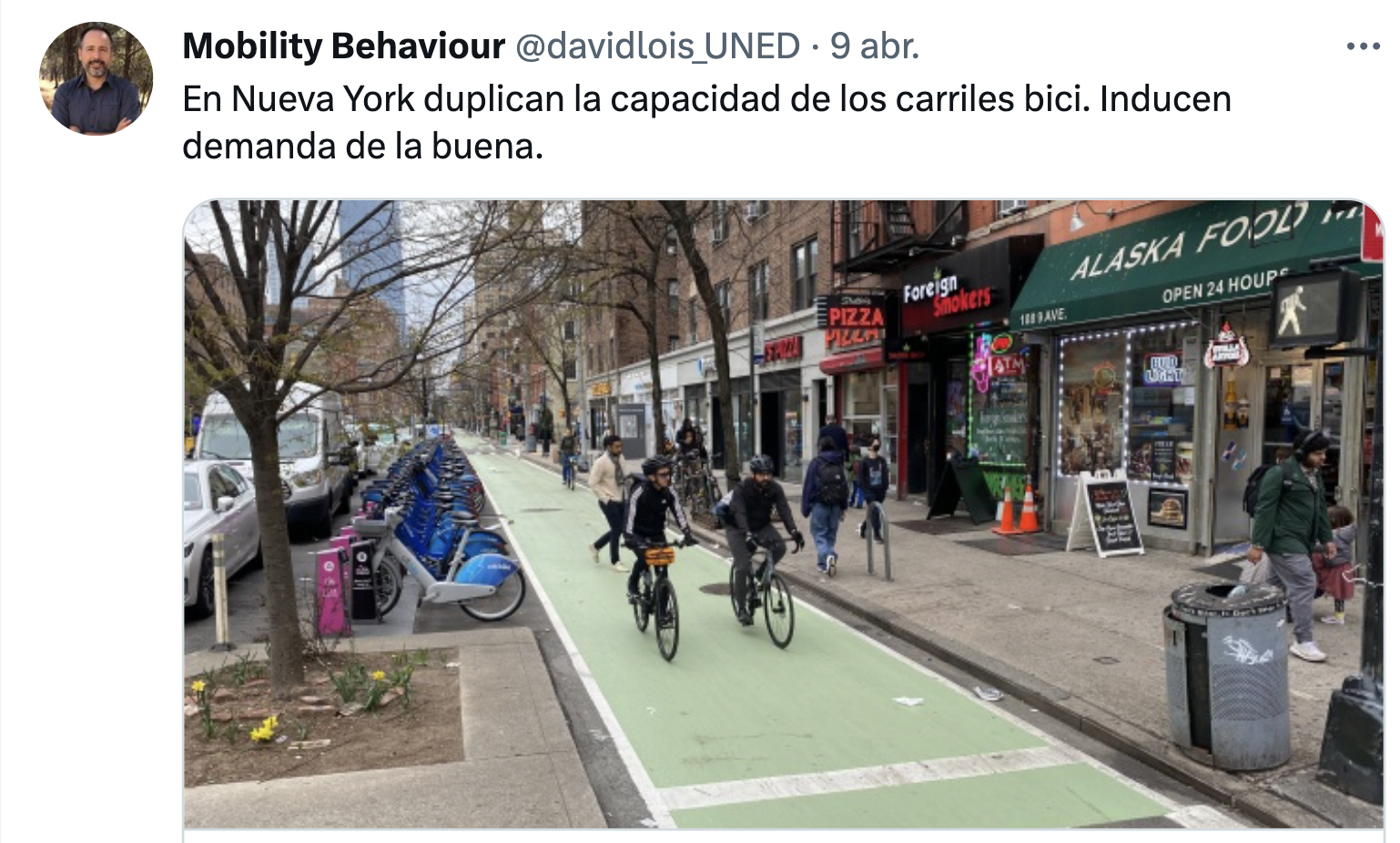 Tan solo con dar prioridad a la bici y al peatón, las ciudades mejoran exponencialmente.